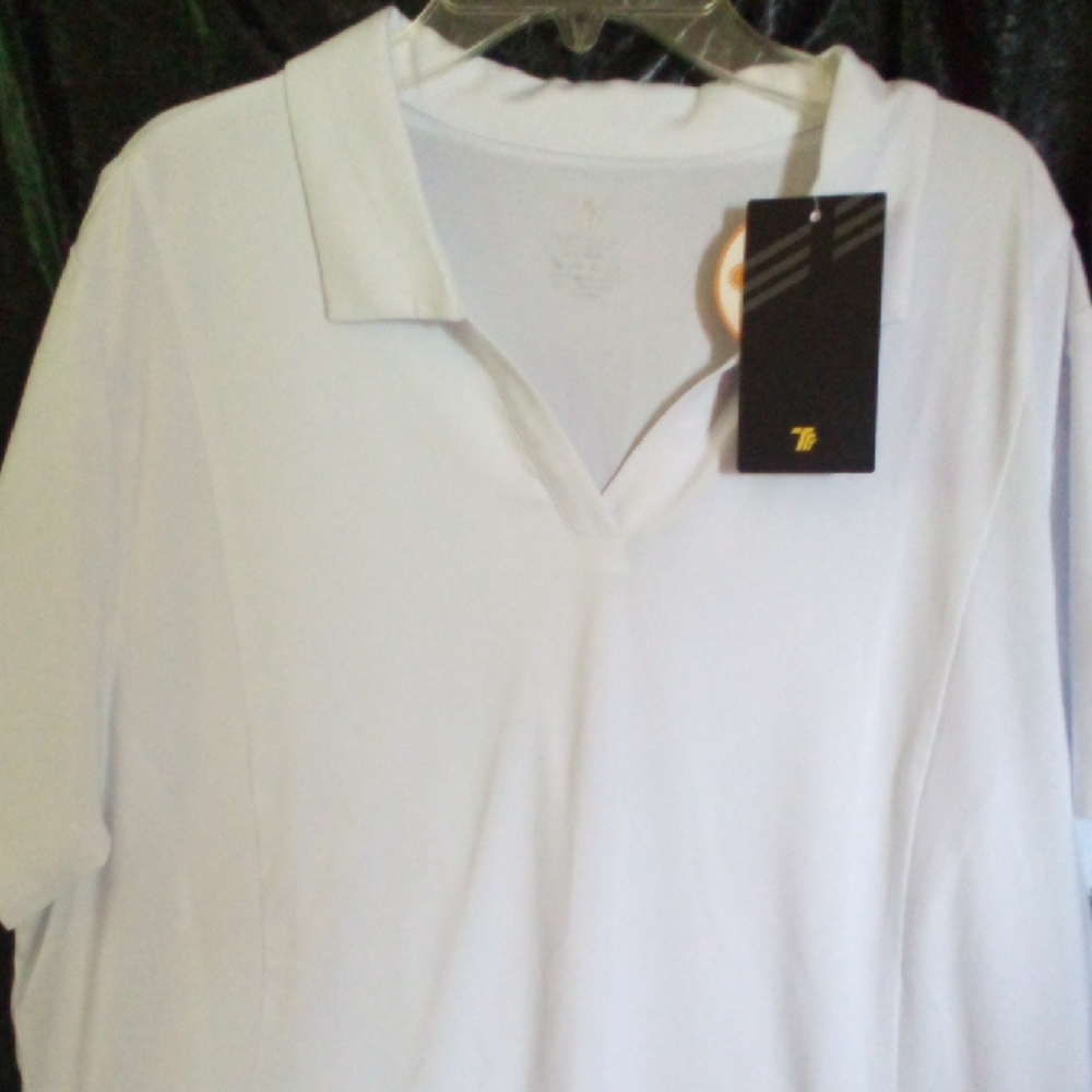 NWT! TBY White Polo Shirt